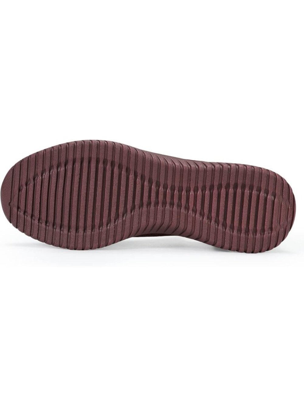 Men's All Burgundy Ultra Lightweight Non Slip Breathable Mesh Workout Sneakers - Picture 3 of 6